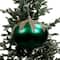 9.75" Green Satin & Gold Glitter Shatterproof Onion Ornament by Ashland®